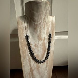 Long or short Stella & Dot beaded necklace.